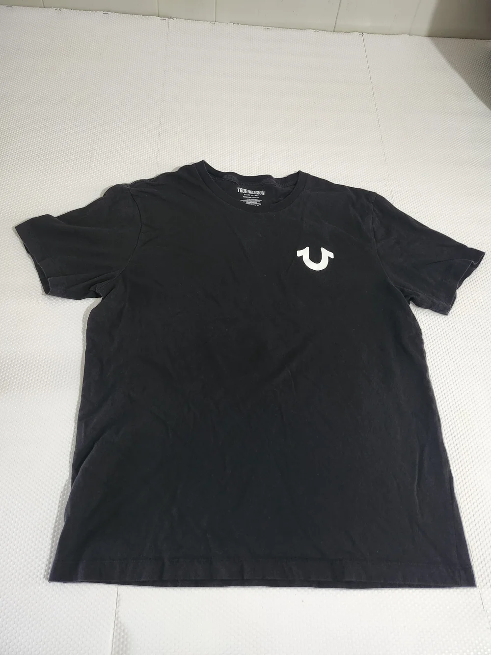 True Religion Men’s Black Logo Crew Neck T-Shirt